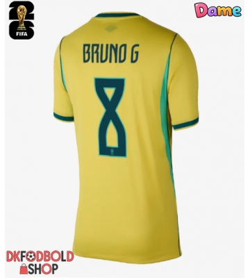 Brasilien Bruno Guimaraes #8 Hjemmebanetrøje Dame VM 2026 Kort ærmer